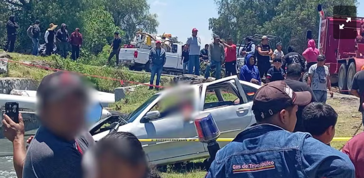 Caída de auto a canal en Tezontepec deja víctimas mortales y un menor desaparecido Post feature image